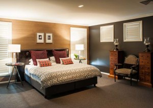 Spacious classic contemporary style bedroom design