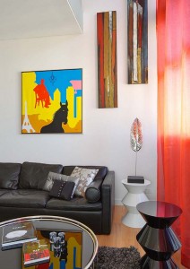 Artwork powerful effect in interior spaces