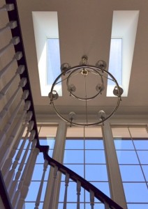Circular feature chandelier